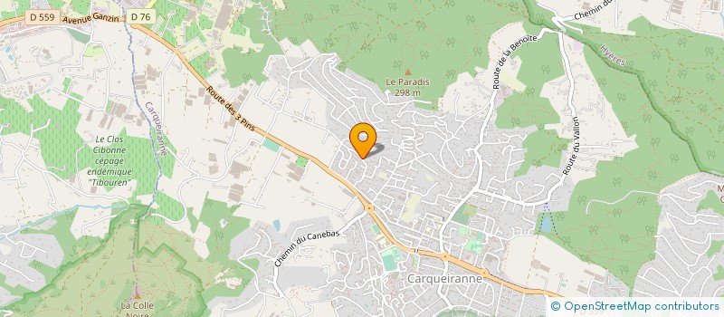 localisation de l'entreprise MONSIEUR JEAN-MARC PONTAROLI  CARQUEIRANNE