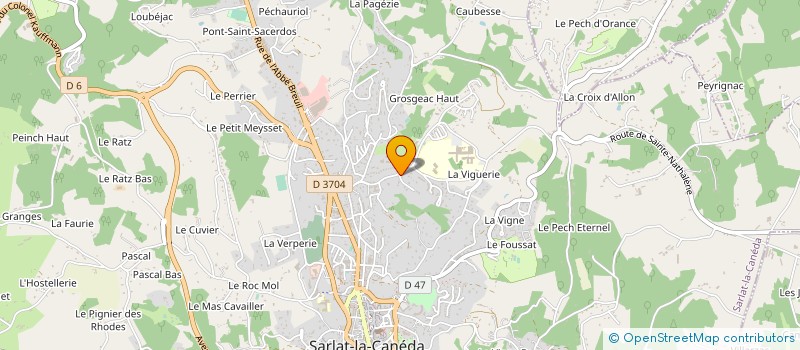 localisation de l'entreprise MONSIEUR JEAN-MARC PORTHEAULT à SARLAT-LA-CANEDA