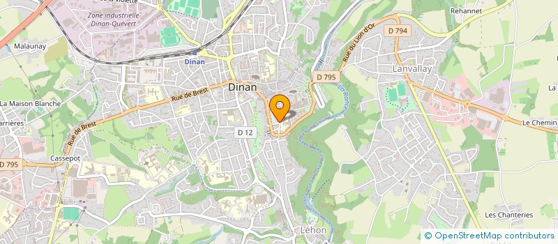 localisation de l'entreprise MONSIEUR JEAN-MARC POULINE à DINAN