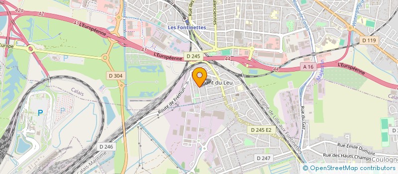 localisation de l'entreprise MONSIEUR JEAN-MARC PREVOT à CALAIS