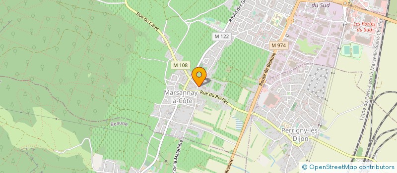 localisation de l'entreprise MONSIEUR JEAN-MARC PUCCETTI à MARSANNAY-LA-COTE