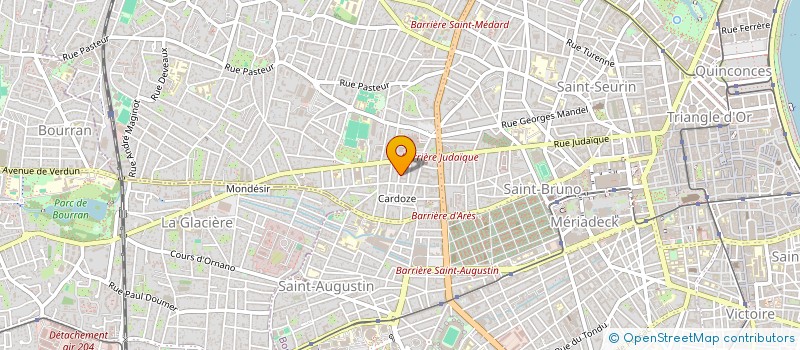 localisation de l'entreprise MONSIEUR JEAN-MARC PUJOL à BORDEAUX