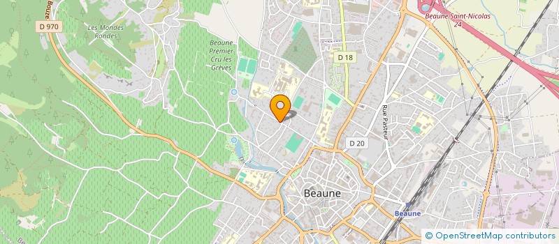 localisation de l'entreprise MONSIEUR JEAN-MARC PUSSET  BEAUNE