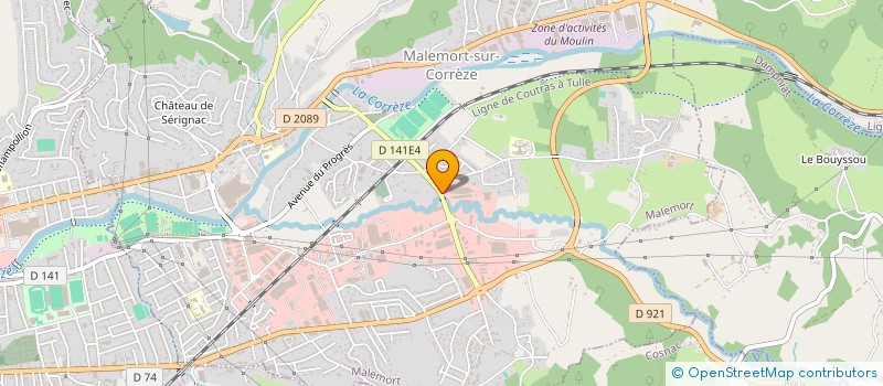 localisation de l'entreprise MONSIEUR JEAN-MARC PUYBARET  COSNAC