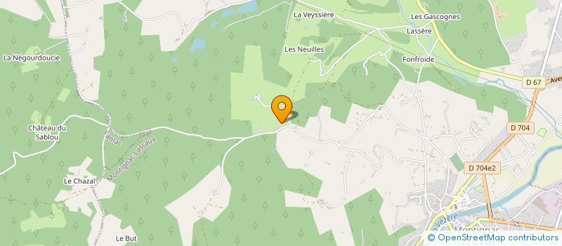 localisation de l'entreprise MONSIEUR JEAN-MARC QUEYROU à MONTIGNAC-LASCAUX