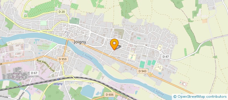 localisation de l'entreprise MONSIEUR JEAN-MARC QUINQUIS  JOIGNY