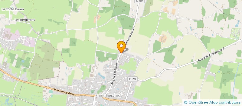 localisation de l'entreprise MONSIEUR JEAN-MARC RAINARD  SAINT-GERVAIS