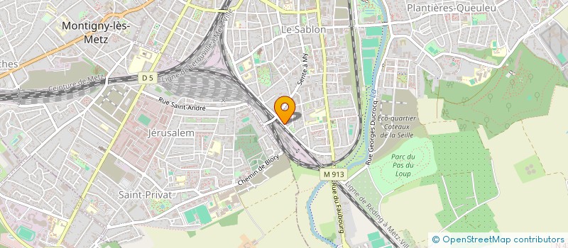 localisation de l'entreprise MONSIEUR JEAN-MARC RAPT à METZ