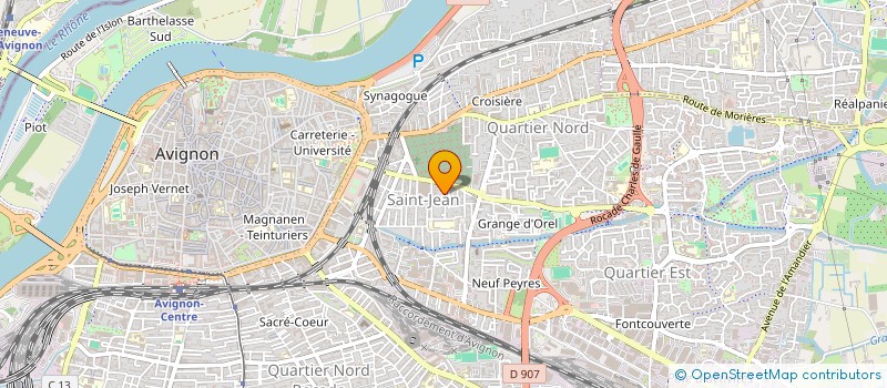 localisation de l'entreprise MONSIEUR JEAN-MARC RAVARY  AVIGNON