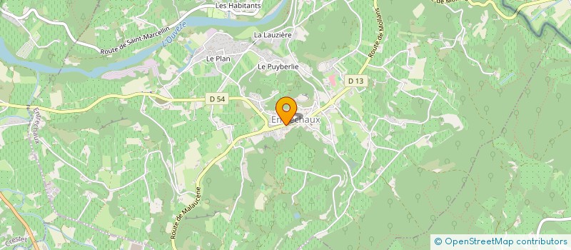 localisation de l'entreprise MONSIEUR JEAN MARC RAYMOND  ENTRECHAUX