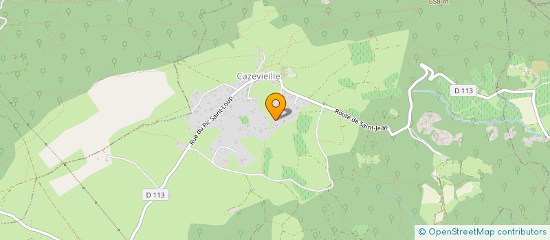 localisation de l'entreprise MONSIEUR JEAN MARC RAYNAUD  CAZEVIEILLE