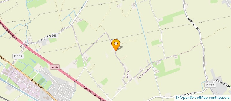 localisation de l'entreprise MONSIEUR JEAN-MARC REBIER  LES ATTAQUES