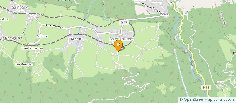 localisation de l'entreprise MONSIEUR JEAN MARC REGAT  SAINT-LAURENT