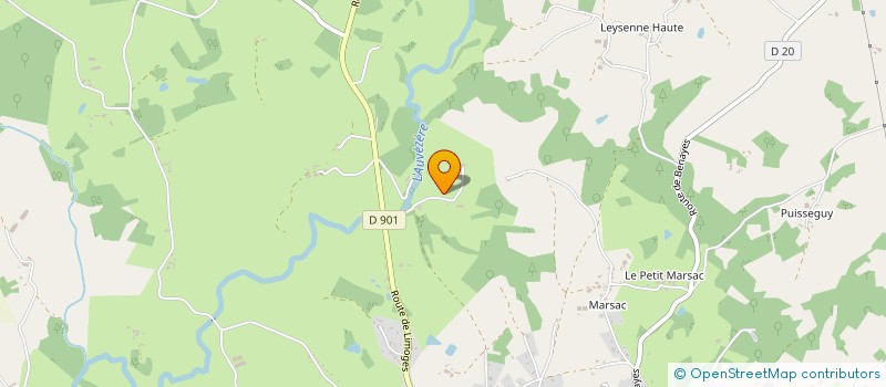 localisation de l'entreprise MONSIEUR JEAN MARC RENAUDIE  LUBERSAC