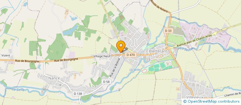 localisation de l'entreprise MONSIEUR JEAN-MARC REVOL  BLETTERANS