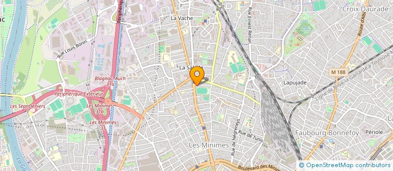 localisation de l'entreprise MONSIEUR JEAN-MARC RIGAL  TOULOUSE