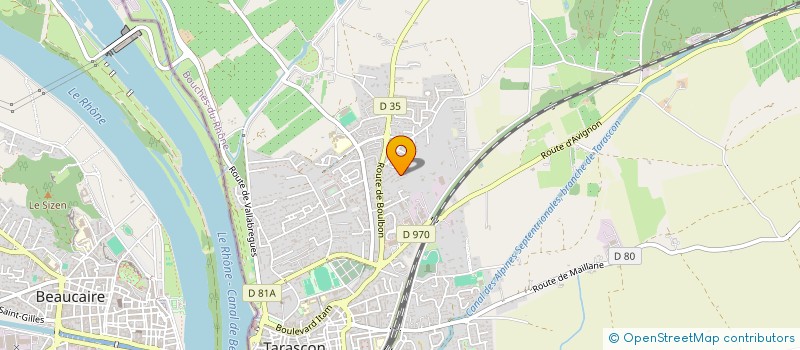 localisation de l'entreprise MONSIEUR JEAN MARC RODRIGUEZ  TARASCON