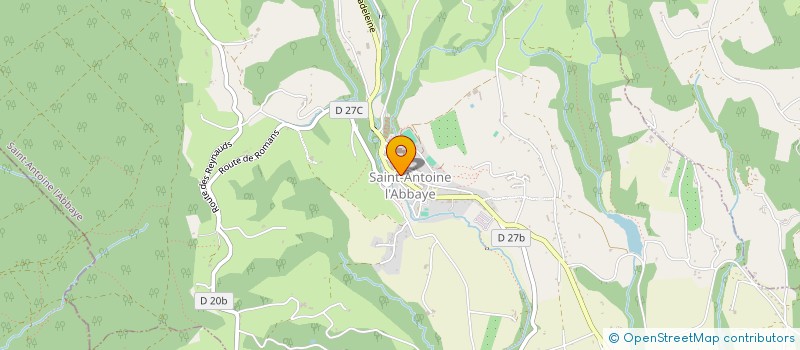 localisation de l'entreprise MONSIEUR JEAN-MARC ROMEY  SAINT ANTOINE L'ABBAYE