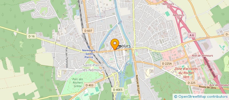 localisation de l'entreprise MONSIEUR JEAN-MARC ROQUES à NEMOURS