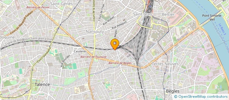 localisation de l'entreprise MONSIEUR JEAN-MARC ROS  BORDEAUX