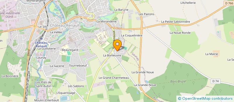 localisation de l'entreprise MONSIEUR JEAN-MARC ROULIN à AUZOUER-EN-TOURAINE
