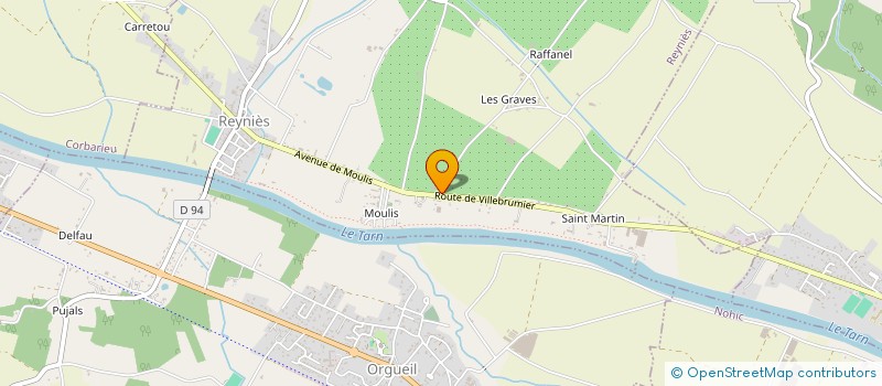 localisation de l'entreprise MONSIEUR JEAN-MARC ROUMAGNAC  REYNIES