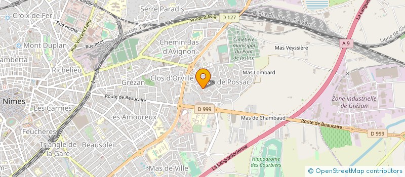 localisation de l'entreprise MONSIEUR JEAN MARC ROUMESTAN  NIMES