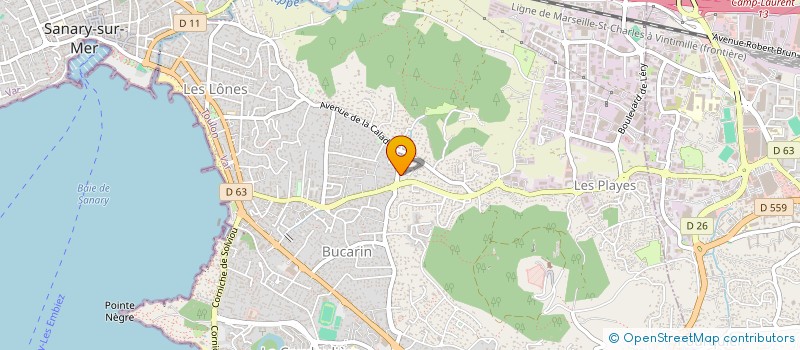 localisation de l'entreprise MONSIEUR JEAN-MARC ROZIER à SIX-FOURS-LES-PLAGES