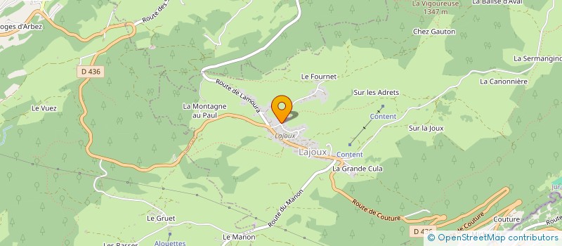 localisation de l'entreprise MONSIEUR JEAN-MARC RUBAT DU MERAC  LAJOUX