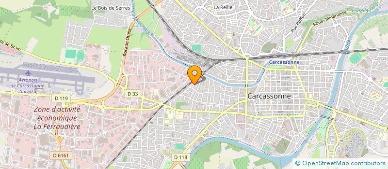 localisation de l'entreprise MONSIEUR JEAN-MARC RUI  CARCASSONNE