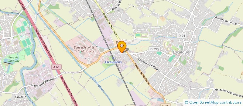 localisation de l'entreprise MONSIEUR JEAN-MARC RUINAUT  ESCALQUENS