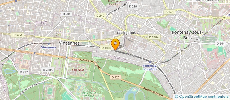 localisation de l'entreprise MONSIEUR JEAN-MARC SABATE à VINCENNES