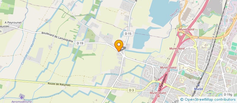 localisation de l'entreprise MONSIEUR JEAN-MARC SABY  MURET