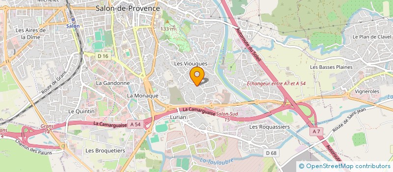 localisation de l'entreprise MONSIEUR JEAN-MARC SACOMAN  SALON-DE-PROVENCE