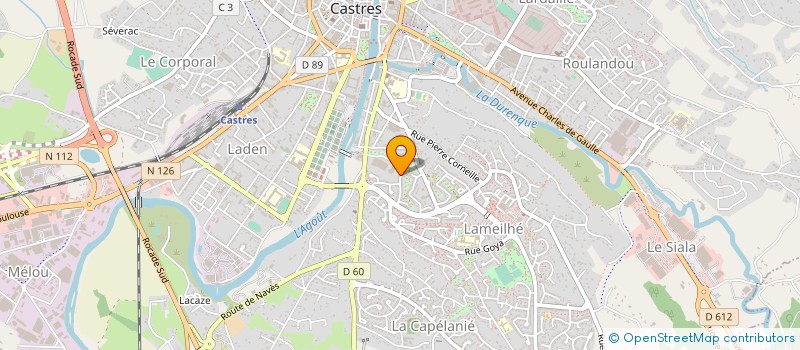 localisation de l'entreprise MONSIEUR JEAN-MARC SALIOU à CASTRES