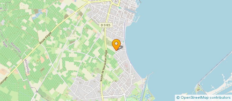 localisation de l'entreprise MONSIEUR JEAN-MARC SALUSTRO  MARSEILLAN