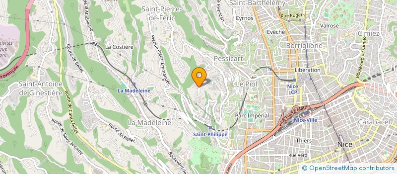 localisation de l'entreprise MONSIEUR JEAN MARC SALVARANI à NICE