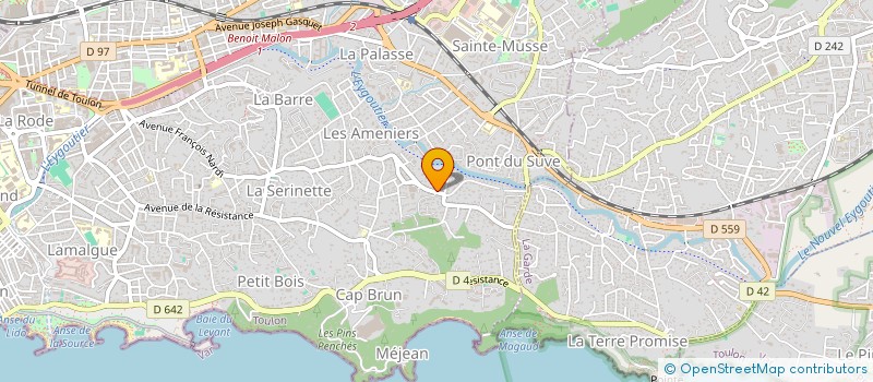 localisation de l'entreprise MONSIEUR JEAN-MARC SARAMITO à TOULON