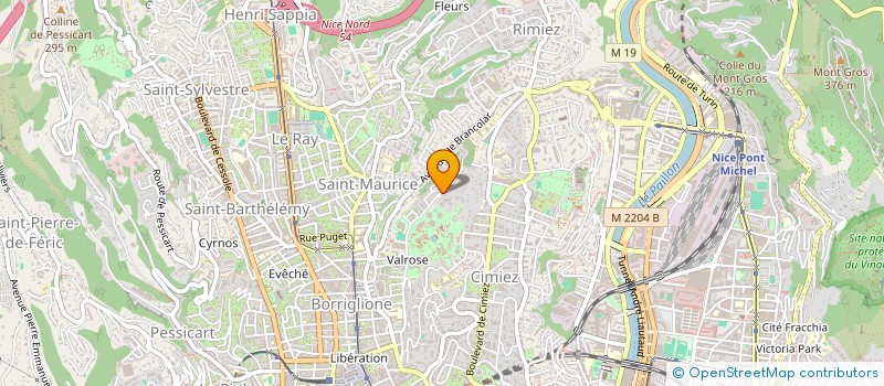 localisation de l'entreprise MONSIEUR JEAN-MARC SAVINAUD à NICE