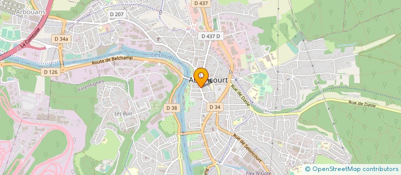 localisation de l'entreprise MONSIEUR JEAN-MARC SCHIRATO  AUDINCOURT