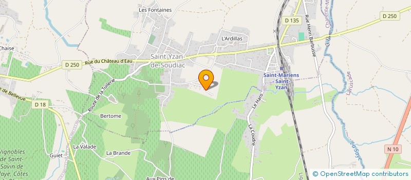 localisation de l'entreprise MONSIEUR JEAN-MARC SEGONDY  SAINT-YZAN-DE-SOUDIAC