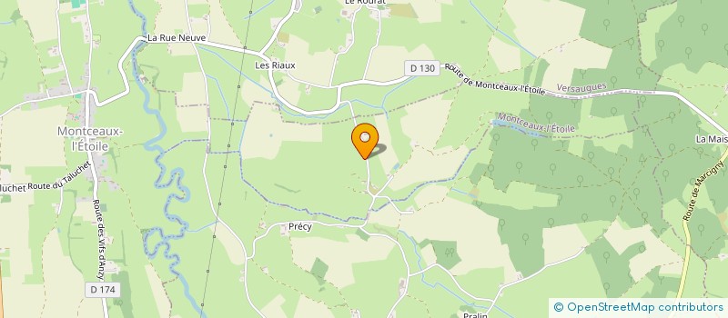 localisation de l'entreprise MONSIEUR JEAN-MARC SEGUIN  MONTCEAUX-L ETOILE