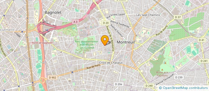 localisation de l'entreprise MONSIEUR JEAN-MARC SENG à MONTREUIL