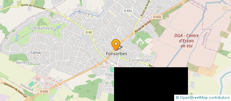 localisation de l'entreprise MONSIEUR JEAN-MARC SERRET  FONSORBES