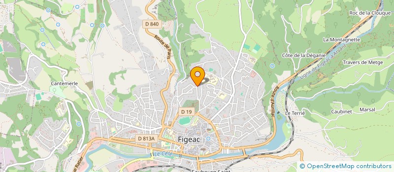 localisation de l'entreprise MONSIEUR JEAN-MARC SIEBERT  FIGEAC