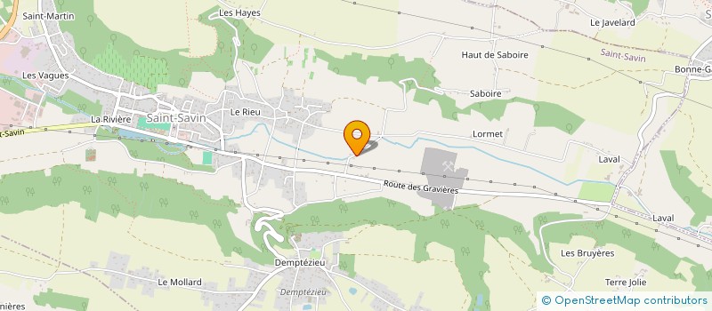 localisation de l'entreprise MONSIEUR JEAN-MARC SILBERMANN  SAINT-SAVIN