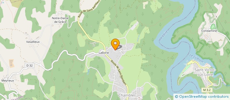 localisation de l'entreprise MONSIEUR JEAN-MARC SIMAND  CHAMBLES