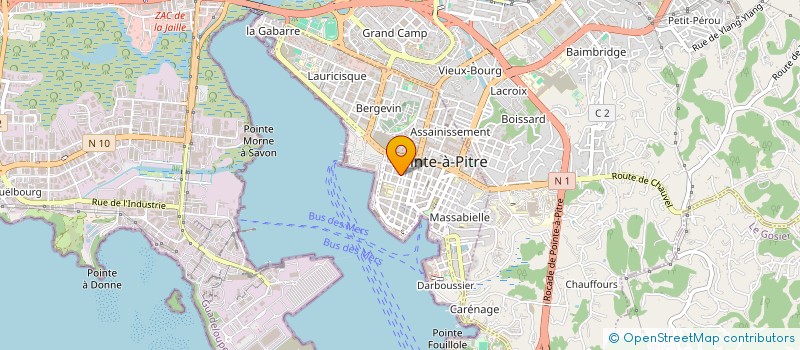 localisation de l'entreprise MONSIEUR JEAN-MARC SIOBUD-DOROCANT à POINTE-A-PITRE