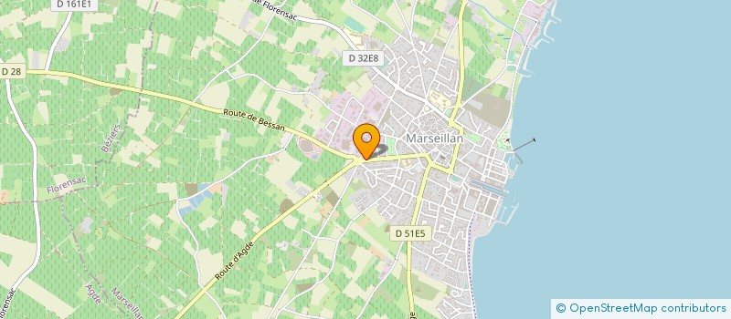 localisation de l'entreprise MONSIEUR JEAN-MARC SOULIER à MARSEILLAN