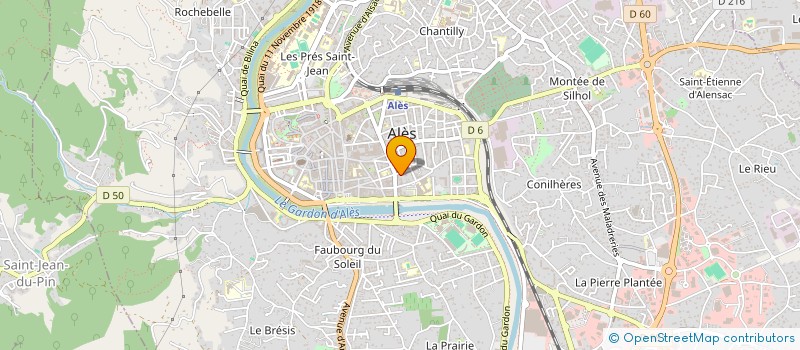 localisation de l'entreprise MONSIEUR JEAN-MARC STORDEUR à ALES